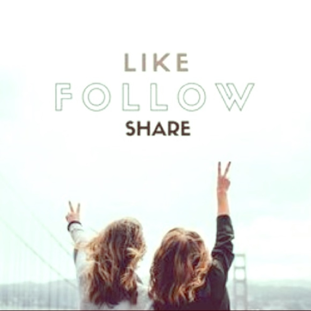 LIKE -> FOLLOW -> SHARE 💙